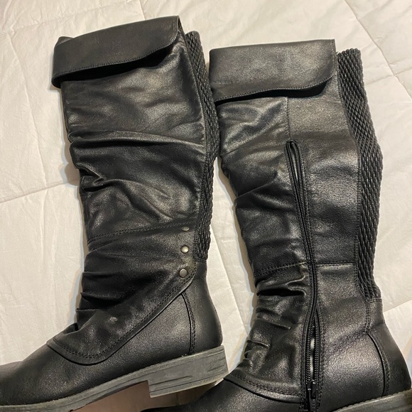 BareTraps Shoes - Black Leather Baretrap Boots